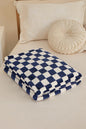 Chestnut Checkerboard Printed Soft Throw Blanket