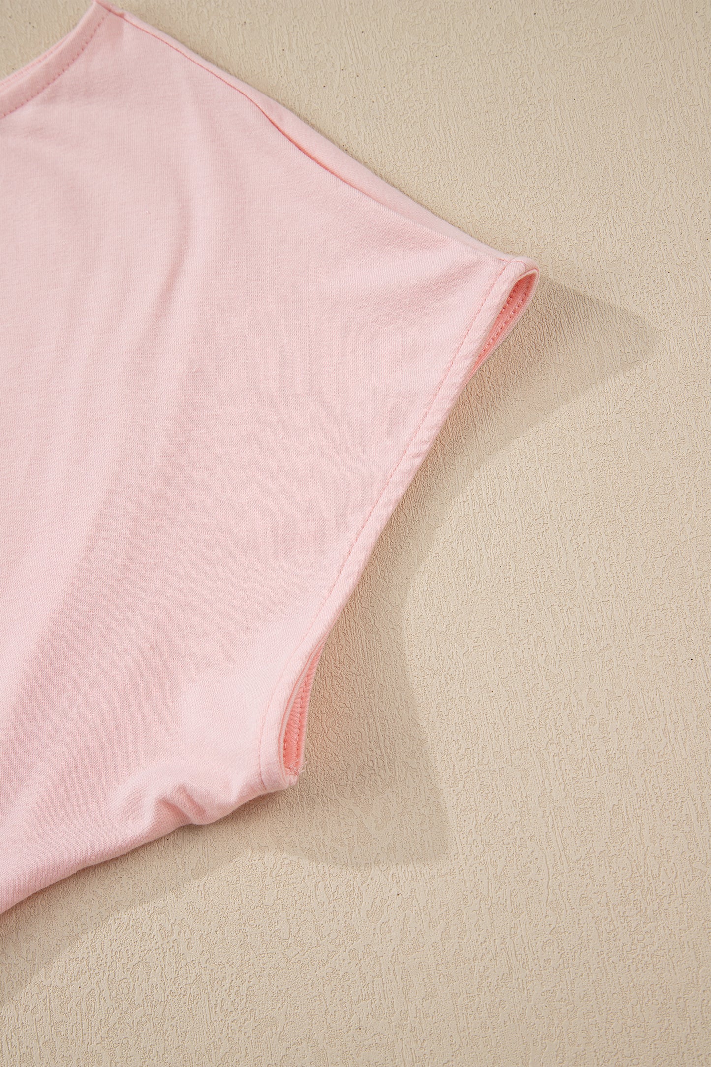 Black Plus Size Solid Color Asymmetric Neck Short Sleeve Blouse