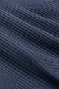 Navy Blue Color Block Edge Ribbed Pocketed Lined Athletic Dress