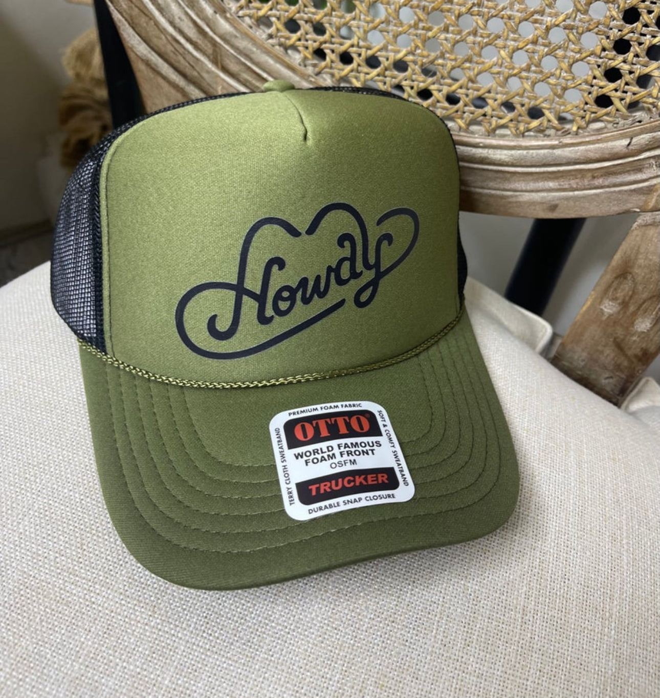 Howdy Green Hat