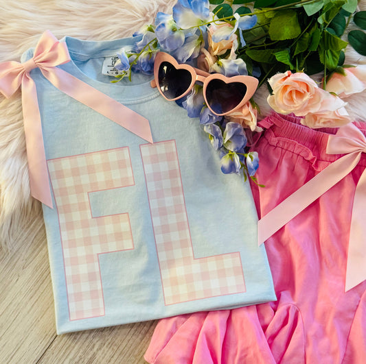 FL Gingham Tee