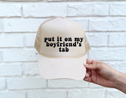 Boyfriend Tab Hat