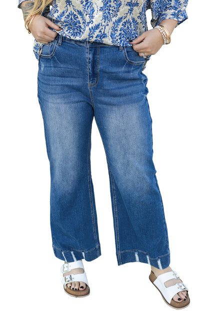 Ashleigh Blue Ripped Loose Plus Size Jeans